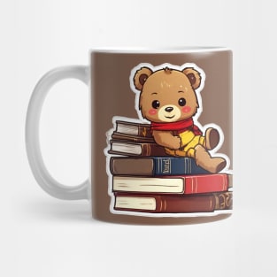 Teddy Bear with Books Mug